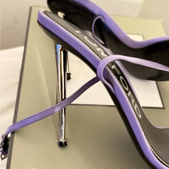 Tom Ford Lavender and Black Stilettos - Picture 3 of 6
